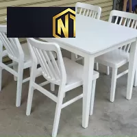 BỘ BÀN ĂN VÁN CÔNG NGHIỆP MDF ĐƠN GIẢN